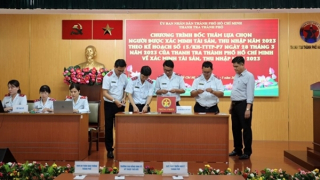 Bốc thăm chọn người xác minh tài sản, thu nhập