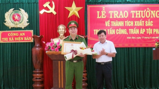 Khen thưởng nhiều tập thể, cá nhân tại Điện Bàn xuất sắc trong đấu tranh, trấn áp tội phạm