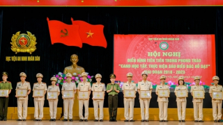 Học viện ANND tuyên dương điển hình tiên tiến thực hiện Sáu điều Bác Hồ dạy