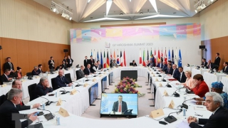 Thủ tướng Phạm Minh Chính nêu thông điệp tại phiên họp G7 mở rộng