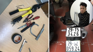Đi "ăn hàng" trong đêm, 2 tên trộm gặp phải Cảnh sát hình sự