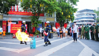 Triển khai 1.386 điểm chữa cháy trong khu vực phố cổ Hà Nội