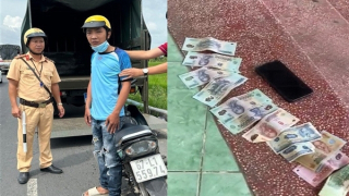 CSGT bắt nóng đối tượng “ăn bay”