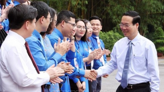 Chủ tịch nước Võ Văn Thưởng gặp mặt thanh niên tiên tiến làm theo lời Bác