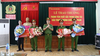 Thưởng Ban Chuyên án bắt giữ đối tượng gây rối trật tự công cộng