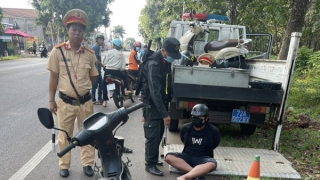 Khoảnh khắc đối mặt với tên cướp nguy hiểm của Đại úy CSGT