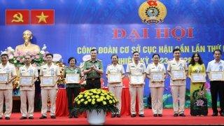 Công an các đơn vị tổ chức Đại hội Công đoàn cơ sở