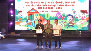 Nhiều hoạt động vui Tết thiếu nhi tại Cục Truyền thông CAND