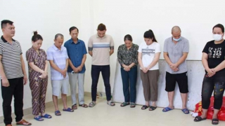 Nghệ An: Bắt 10 đối tượng trong đường dây đánh bạc hơn 10 tỷ đồng