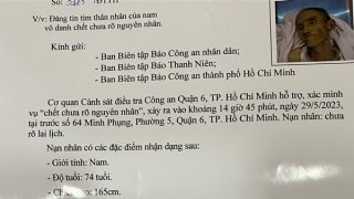 Tìm thân nhân người đàn ông chết chưa rõ nguyên nhân