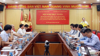 Bồi dưỡng kiến thức xây dựng Đảng cho các cơ quan thông tấn, báo chí