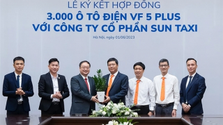 Sun Taxi mua 3.000 xe điện VinFast VF 5 Plus