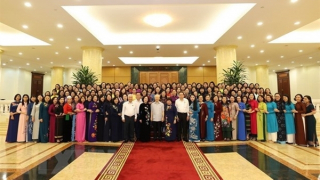 Tổng Bí thư gặp mặt Nhóm Nữ Đại biểu Quốc hội Việt Nam khóa XV