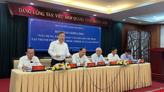 Hội thảo khoa học xây dựng không gian văn hóa Hồ Chí Minh