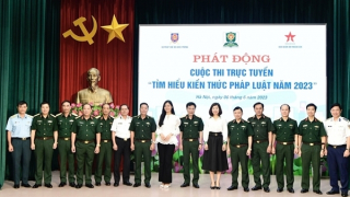 Phát động cuộc thi trực tuyến “Tìm hiểu kiến thức pháp luật năm 2023” trên Báo Quân đội nhân dân