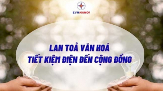 EVNHANOI sử dụng loa phát thanh tuyên truyền tiết kiệm điện