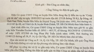 Tìm chủ sở hữu xe máy vụ án cướp giật tài sản