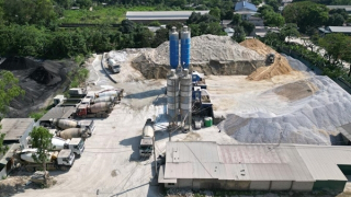 Xử phạt 2 trạm trộn bê tông không phép