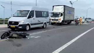 Tai nạn liên hoàn trên cầu vượt An Thái Trung, 2 người tử vong