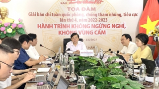 Tọa đàm về giải báo chí phòng, chống tham nhũng, tiêu cực lần thứ 4