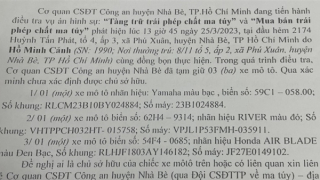 Tìm chủ sở hữu 3 xe máy trong vụ án mua bán, tàng trữ ma túy