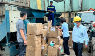 Tiêu hủy số lượng lớn hàng lậu, không rõ nguồn gốc - chất lượng