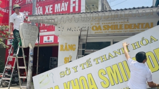 Bất ngờ kiểm tra, phát hiện 2 cơ sở nha khoa hoạt động "chui"