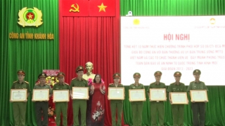 Khánh Hoà tổng kết 10 năm phối hợp thực hiện phong trào toàn dân bảo vệ an ninh Tổ quốc