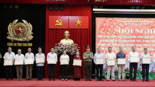 Trên 90% khu dân cư, cơ quan, doanh nghiệp Thái Bình đạt tiêu chuẩn an toàn về ANTT