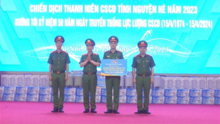 Tuổi trẻ Bộ Tư lệnh CSCĐ phát động Chiến dịch Thanh niên CSCĐ tình nguyện hè năm 2023