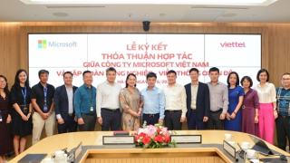 Viettel hợp tác cùng Microsoft nâng cao năng lực ứng dụng điện toán đám mây và trí tuệ nhân tạo Việt Nam