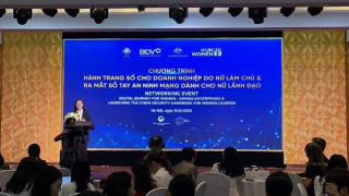 BIDV phối hợp thúc đẩy chuyển đổi số, an ninh mạng cho doanh nghiệp do nữ làm chủ