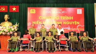 Lan toả tinh thần nhân ái từ chương trình hiến máu tình nguyện của Cụm thi đua số 1