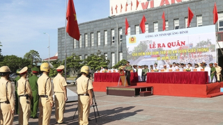 Ra quân thực hiện kế hoạch cao điểm bảo đảm trật tự an toàn giao thông