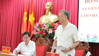 Đại tướng Tô Lâm làm việc với Ban thường vụ Tỉnh uỷ Đắk Lắk