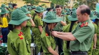 Trải nghiệm “Học kỳ Công an” tỉnh Sóc Trăng lần thứ 1