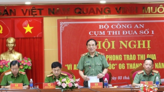 Đẩy mạnh phong trào thi đua "Vì An ninh Tổ quốc" tại Cụm thi đua số 1