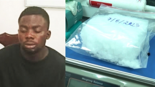 Thanh niên người nước ngoài mua bán gần 1 kg ma túy