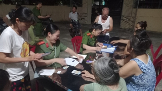 Công an Thái Bình hoàn thành cấp tài khoản định danh điện tử