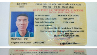 Tài xế bị tước bằng, lên mạng mua giấy phép lái xe giả bị khởi tố