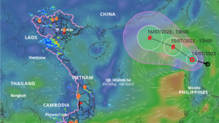 Hai kịch bản cho bão số 1 có khả năng xuất hiện vào ngày mai