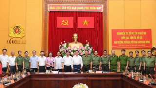 Đoàn kiểm tra của Ban Bí thư làm việc với Ban Thường vụ Đảng uỷ Công an Trung ương
