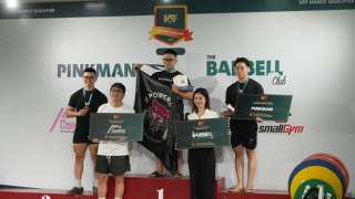 96 thí sinh lọt vào vòng chung kết Giải Powerlifting Việt Nam 2023