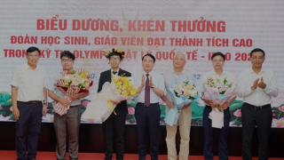 Hải Phòng "thưởng đậm" học sinh đoạt giải Olympic quốc tế