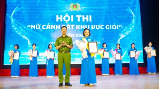 Sôi nổi hội thi tranh tài nữ Cảnh sát khu vực giỏi