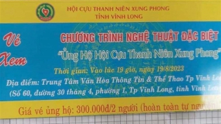 Phát hành vé xem chương trình nghệ thuật “chui” khi chưa được cấp phép