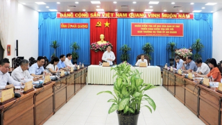 Đoàn kiểm tra của Ban Bí thư Trung ương triển khai kiểm tra Ban Thường vụ Tỉnh ủy An Giang