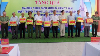 Công an Quảng Nam làm tốt công tác đền ơn đáp nghĩa