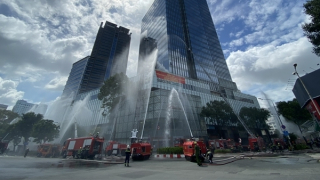 Diễn tập cứu hộ hơn 6.300 người bị mắc kẹt trong tòa nhà gặp sự cố cháy nổ, sập công trình phụ