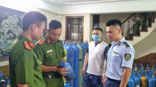 Triệt phá cơ sở sang, chiết khí N20 số lượng lớn